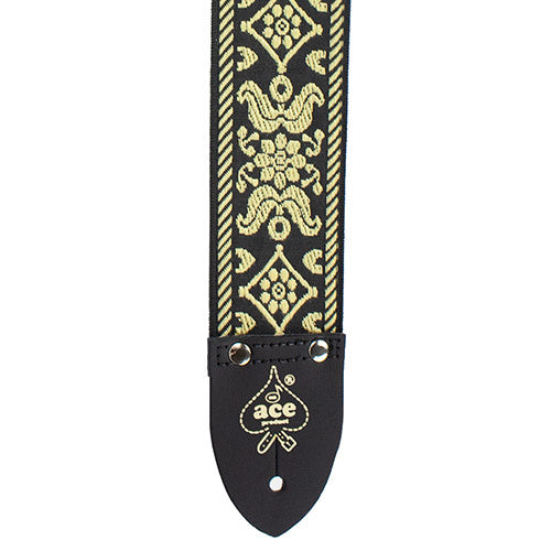 D'Andrea Ace Vintage Reissue Guitar Strap - "Old Gold"