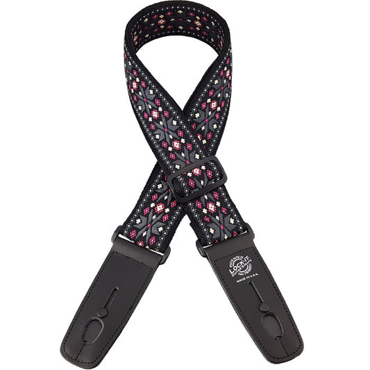 Lock-It Retro Defender Strap for Guitar and Bass