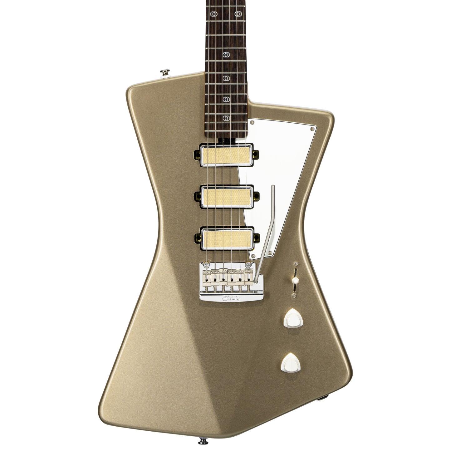 Sterling by Music Man St. Vincent Goldie Electric Guitar, Cashmere