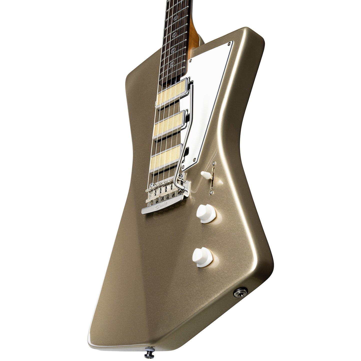 Sterling by Music Man St. Vincent Goldie Electric Guitar, Cashmere