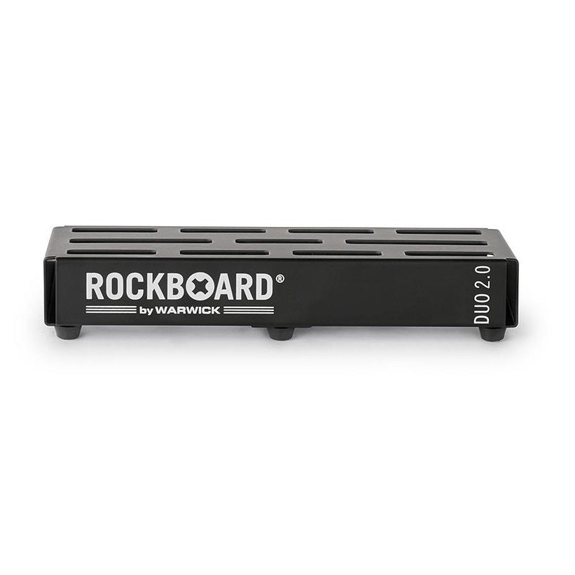 Rockboard DUO 2.0 (5 1/2" x 12 5/8") Pedalboard with Pro Gigbag