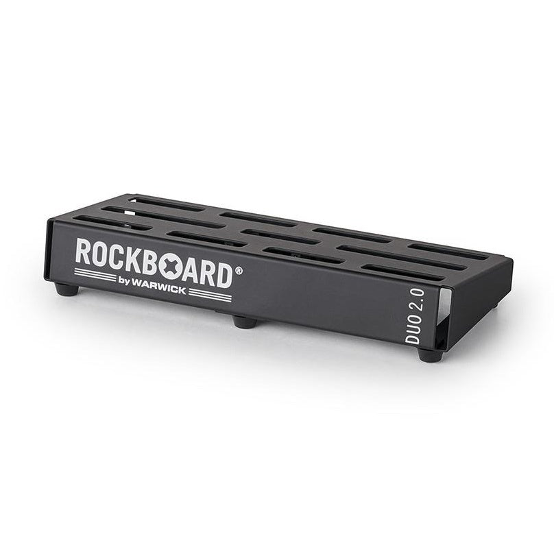 Rockboard DUO 2.0 (5 1/2" x 12 5/8") Pedalboard with Pro Gigbag
