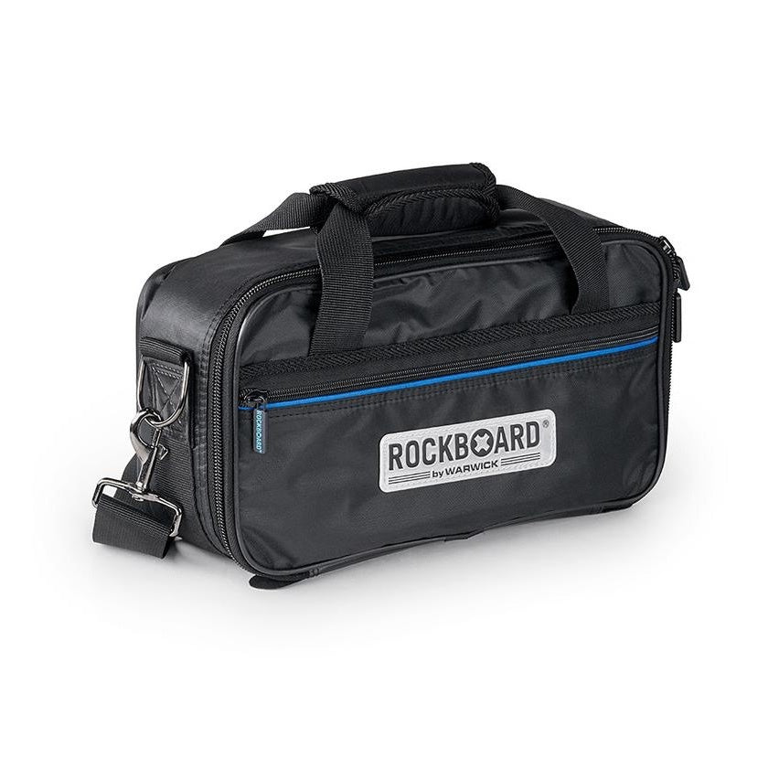 Rockboard DUO 2.0 (5 1/2" x 12 5/8") Pedalboard with Pro Gigbag