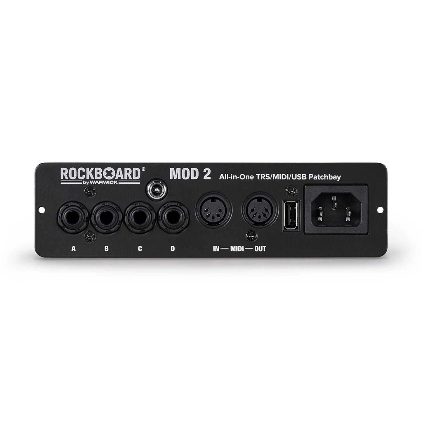 Rockboard MOD2 v2 TRS MIDI USB Patchbay (New V2 - detachable front plate for top mounting!)