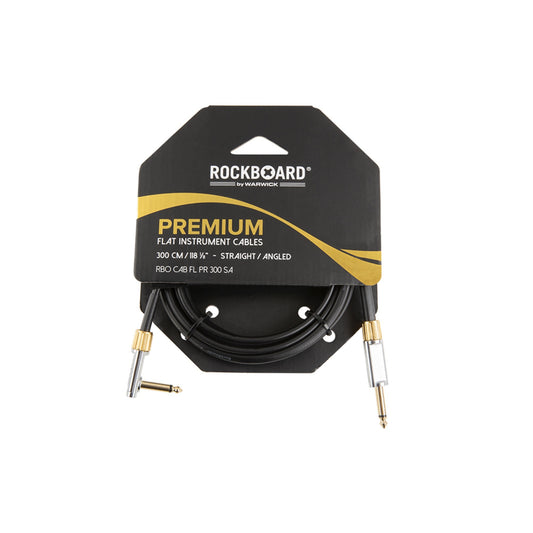 RockBoard Premium Flat Instrument Cable, 300CM 10FT, ST-RA