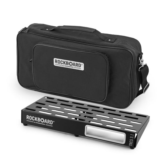RockBoard TRES 3.1 (9.25" x 20") Pedalboard with Pro GigBag