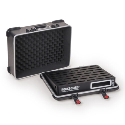 RockBoard QUAD 4.1 Pedalboard with ABS Case (18.5 x 13in) RBO B 4.1 QUAD A