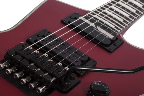 Schecter E-1 FR S Special Edition (3344), with Sustainiac Pickup, Satin Candy Apple Red, Carbon Fiber binding,