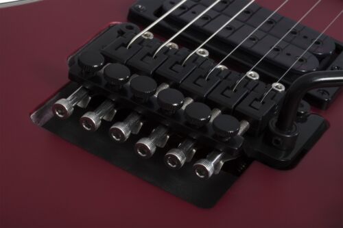 Schecter E-1 FR S Special Edition (3344), with Sustainiac Pickup, Satin Candy Apple Red, Carbon Fiber binding,