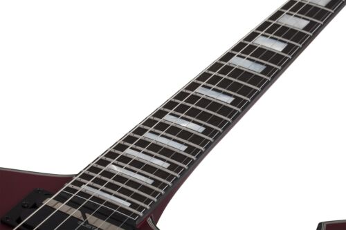 Schecter E-1 FR S Special Edition (3344), with Sustainiac Pickup, Satin Candy Apple Red, Carbon Fiber binding,