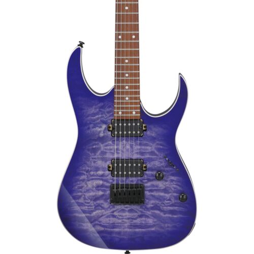 Ibanez RG Standard 6-String Electric Guitar - Cerulean Blue Burst, RG421QMCBB (New for 2024)