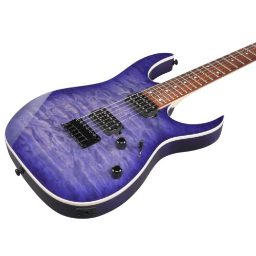 Ibanez RG Standard 6-String Electric Guitar - Cerulean Blue Burst, RG421QMCBB (New for 2024)