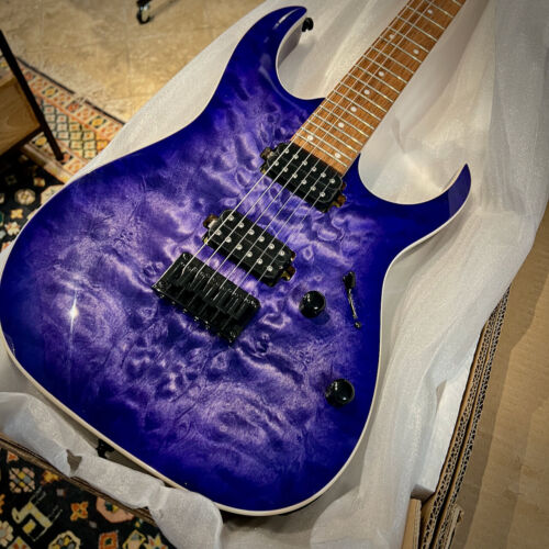 Ibanez RG Standard 6-String Electric Guitar - Cerulean Blue Burst, RG421QMCBB (New for 2024)