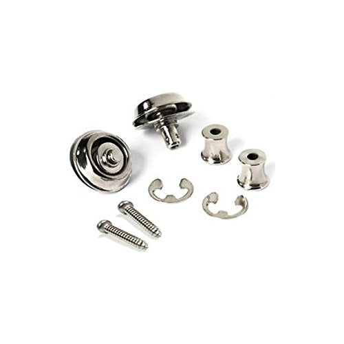 Dunlop SLS1101N Straplok Original Design Guitar Strap Lock Retainer System, Nickel