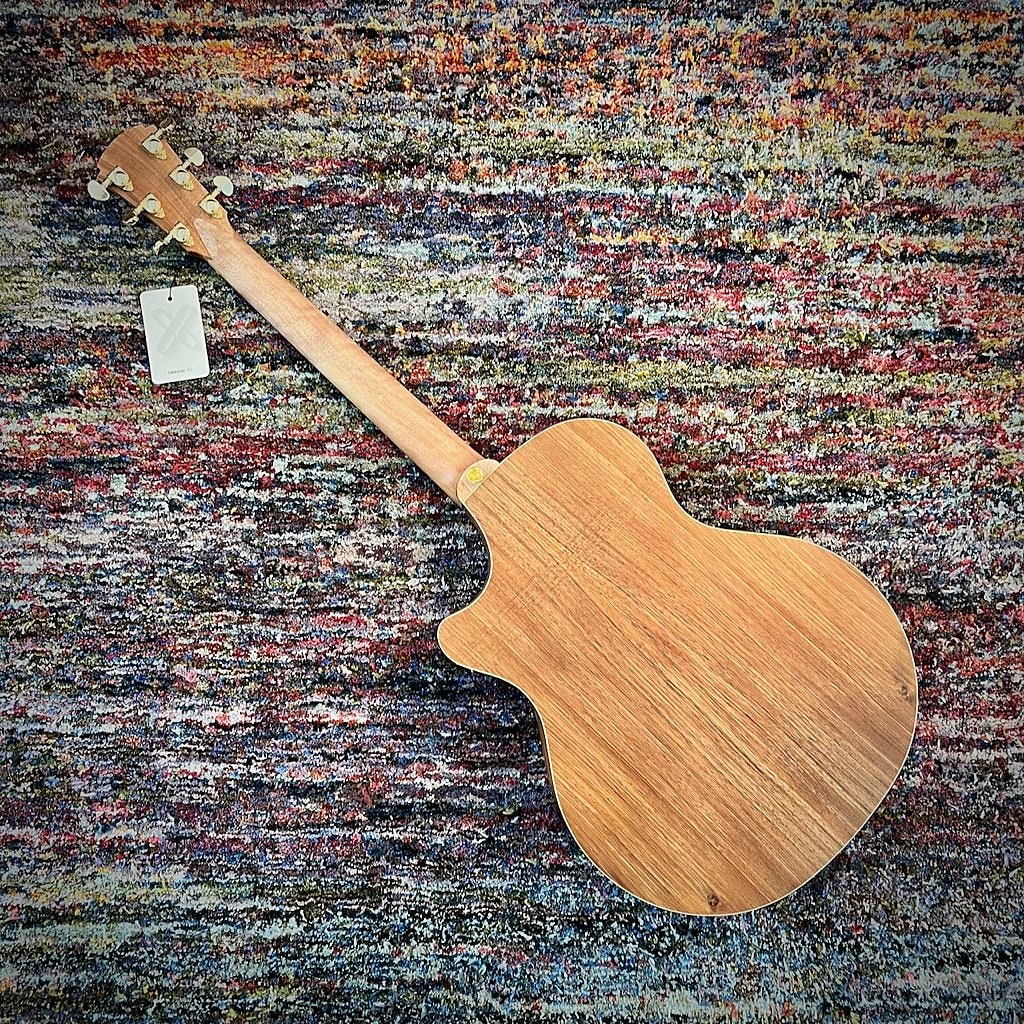 Cole Clark True Hybrid Thinline Acoustic-Electric Guitar, All AA Australian Blackwood, Cutaway, Balanced SSS