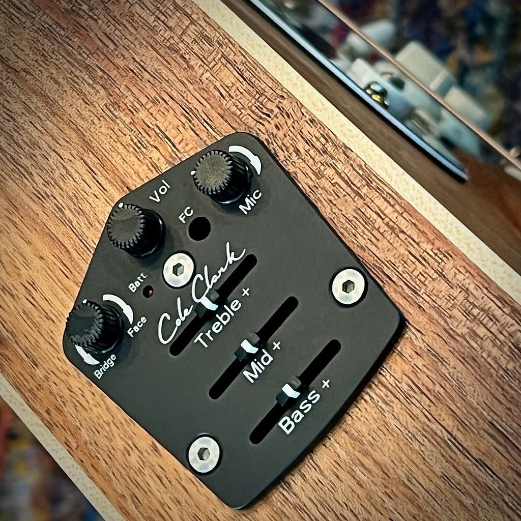 Cole Clark True Hybrid Thinline Acoustic-Electric Guitar, All AA Australian Blackwood, Cutaway, Balanced SSS