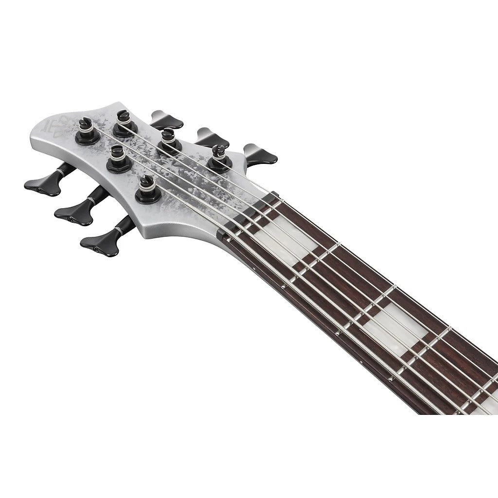 Ibanez 25th-anniversary BTB Standard 6-string Electric Bass Guitar - Silver Blizzard Matte (BTB25TH6SLM)