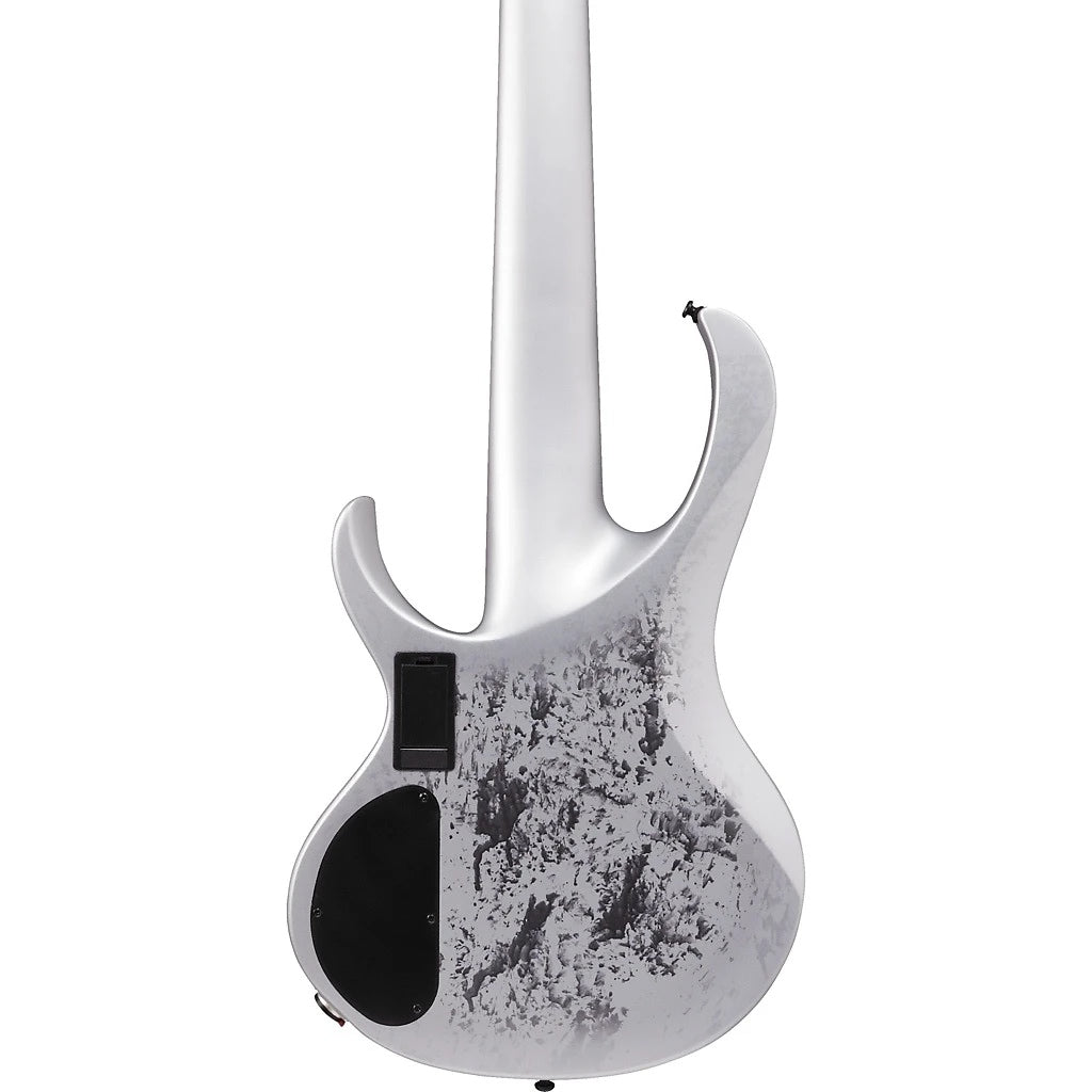 Ibanez 25th-anniversary BTB Standard 6-string Electric Bass Guitar - Silver Blizzard Matte (BTB25TH6SLM)