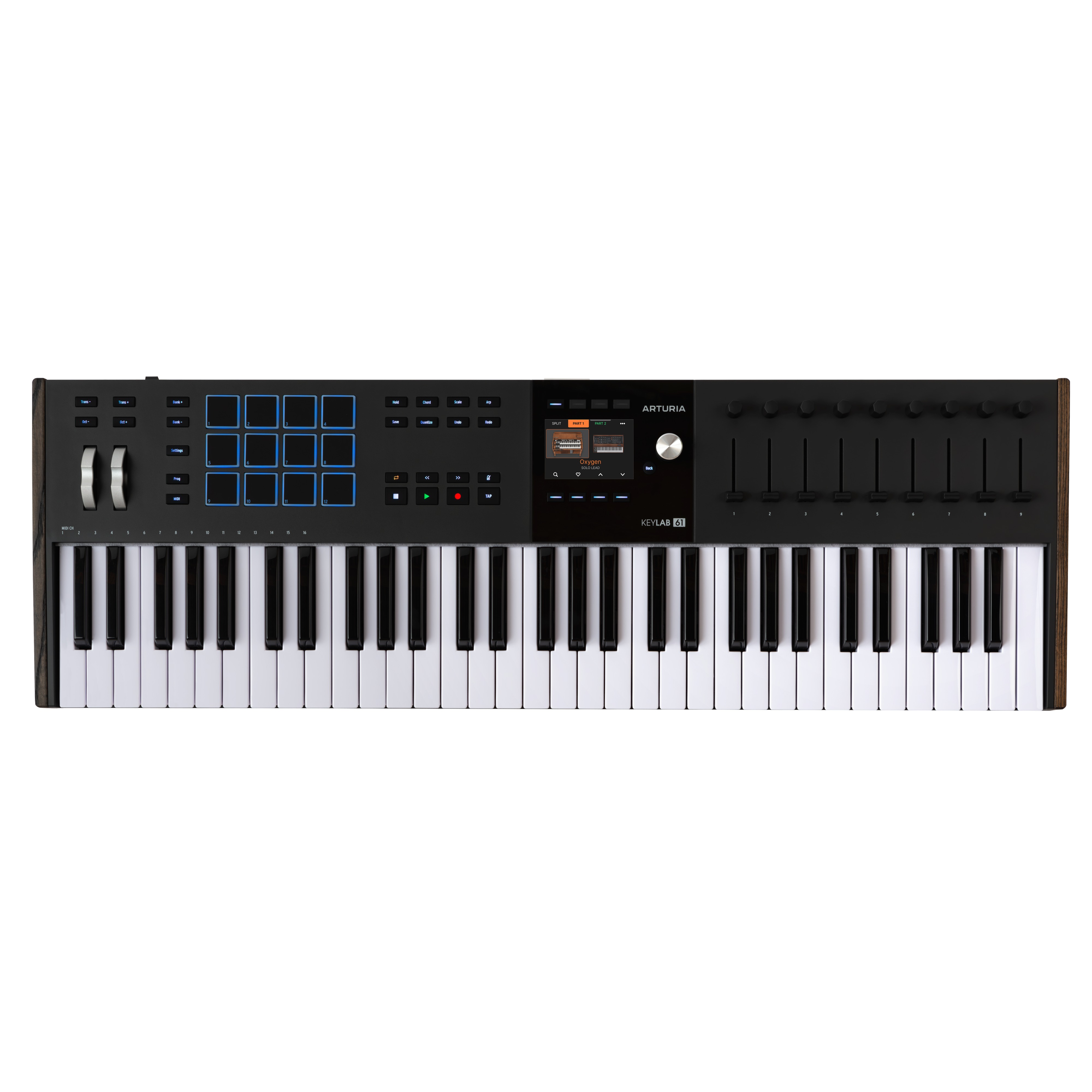String Keyboard Arturia KeyLab 61 mk3 Black — 61 Key USB MIDI Keyboard Controller with ...