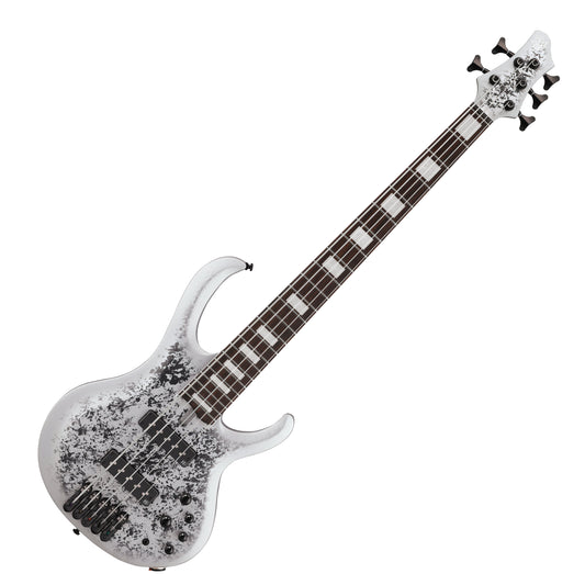 Ibanez 25th-anniversary BTB Standard 5-string Electric Bass Guitar - Silver Blizzard Matte (BTB25TH5-SLM)