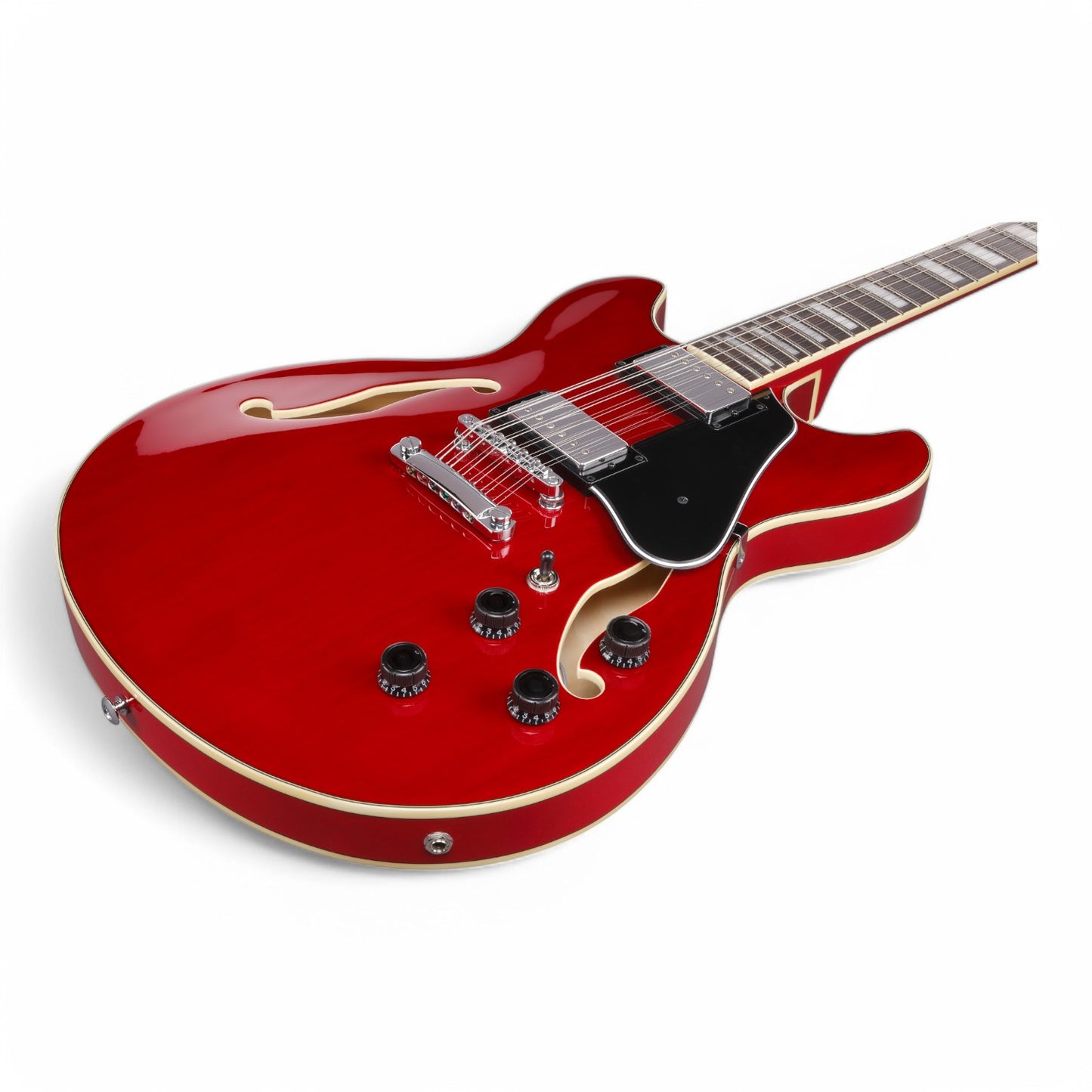 Ibanez Artcore AS7312 Semi-Hollow 12-String - Transparent Cherry Red