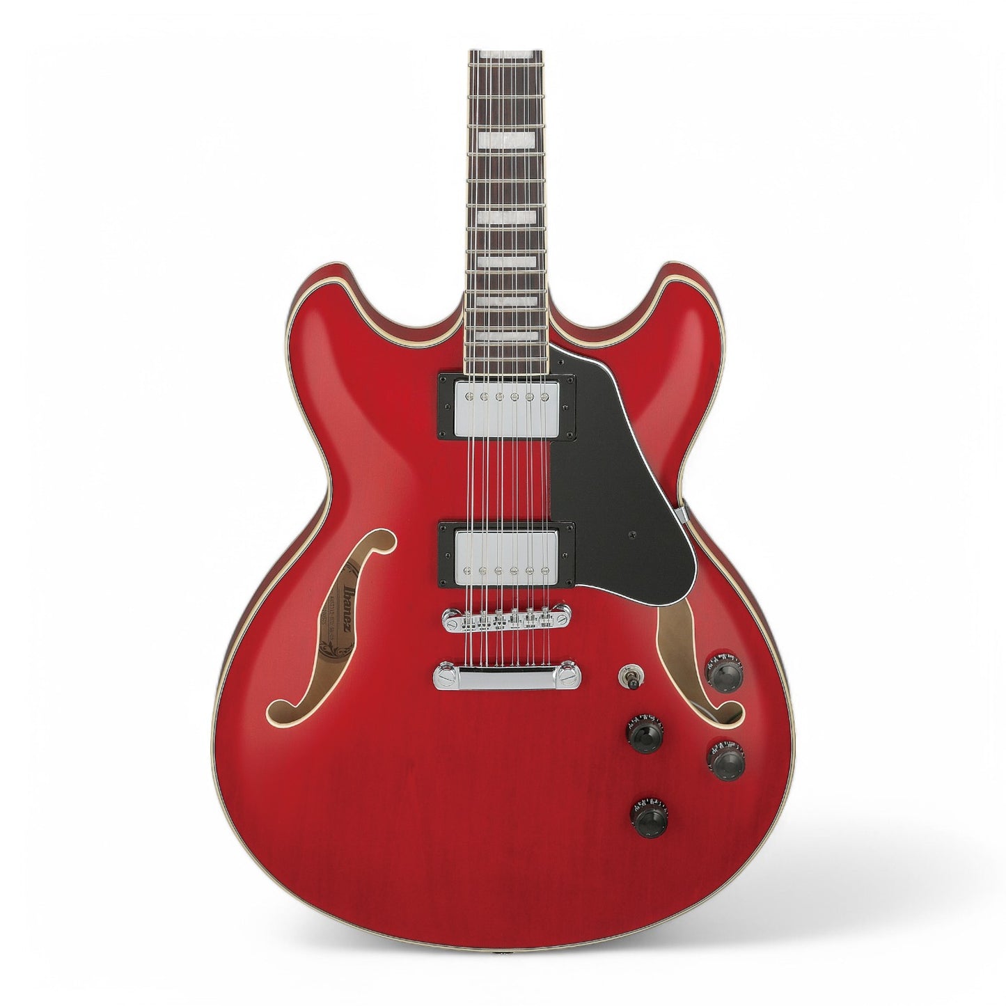 Ibanez Artcore AS7312 Semi-Hollow 12-String - Transparent Cherry Red