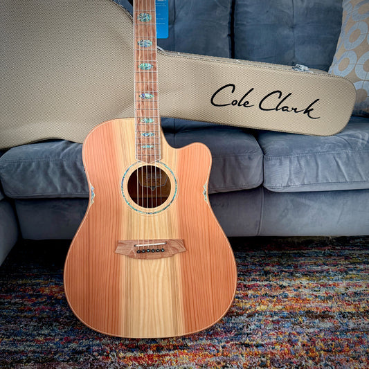 Cole Clark FL3EC-RDBL-AE Acoustic Guitar - AAA Redwood Top with AAA Australian Blackwood Back and Sides