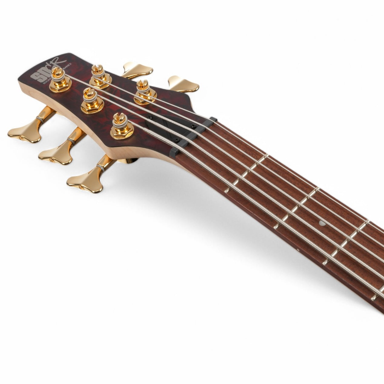 Ibanez SR305EDX Standard 5-String Electric Bass Guitar with PowerSpan Dual Coil Pickups (Wine Red Frozen Matte)