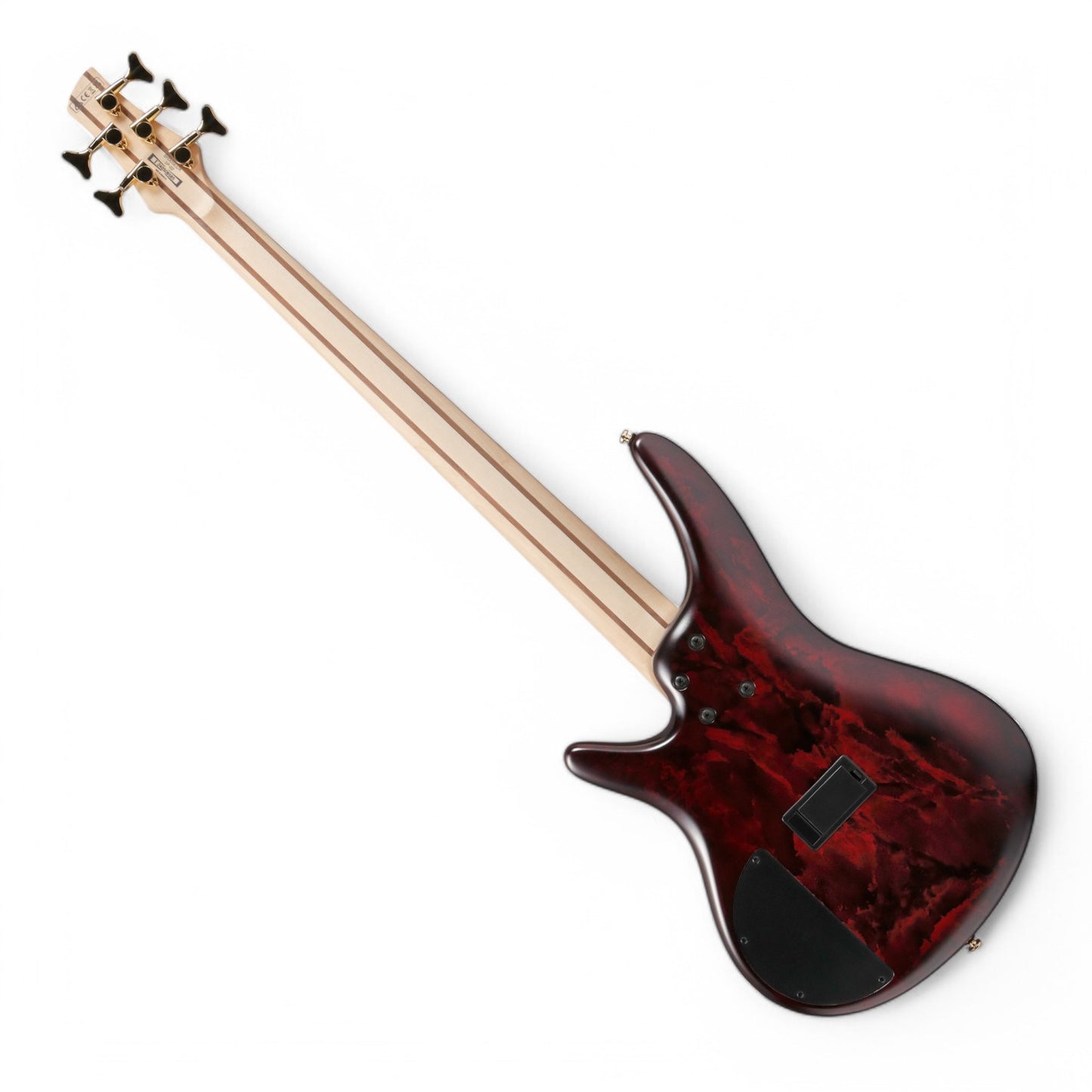 Ibanez SR305EDX Standard 5-String Electric Bass Guitar with PowerSpan Dual Coil Pickups (Wine Red Frozen Matte)