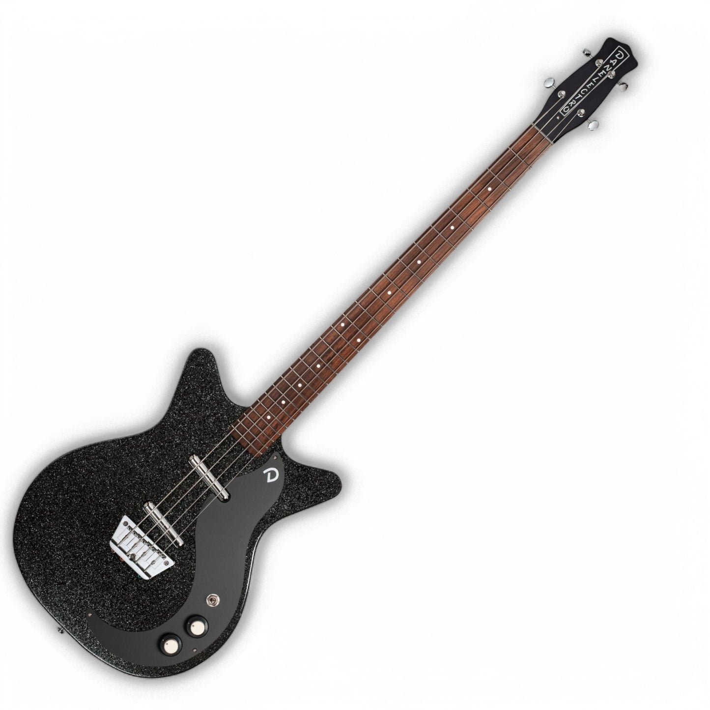 Danelectro 59DC Short Scale Bass, Black Metalflake