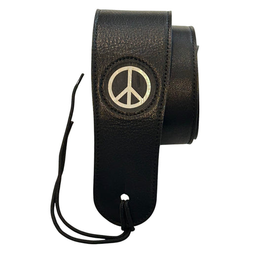 Thalia Black Strap, Ebony Inked Pearl Peace