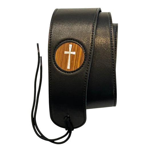 Thalia Black Strap, Santos Rosewood Pearl Cross