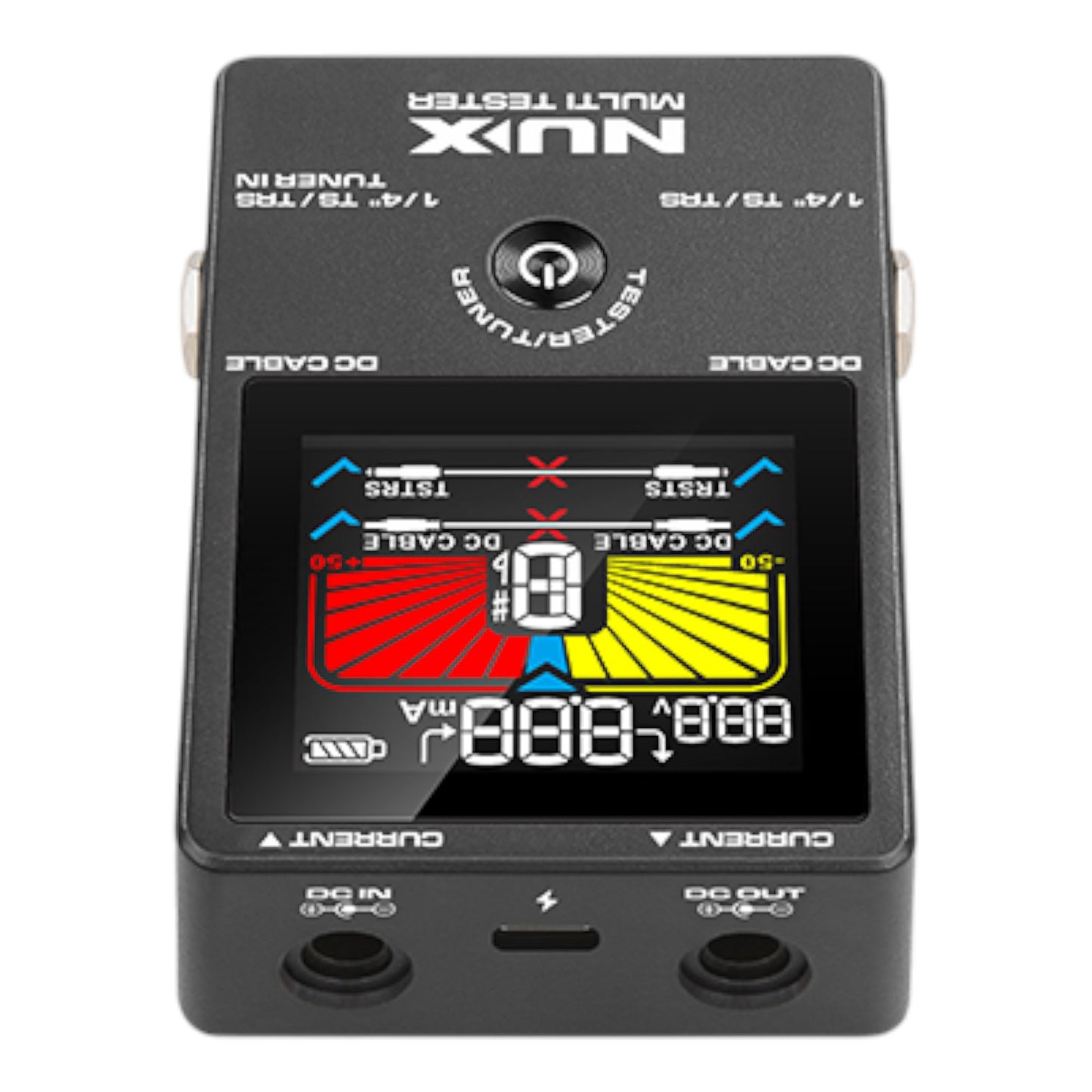 NUX NMT-1 Multi-Tester Rechargeable Patch and Power Cable Tester and Tuner