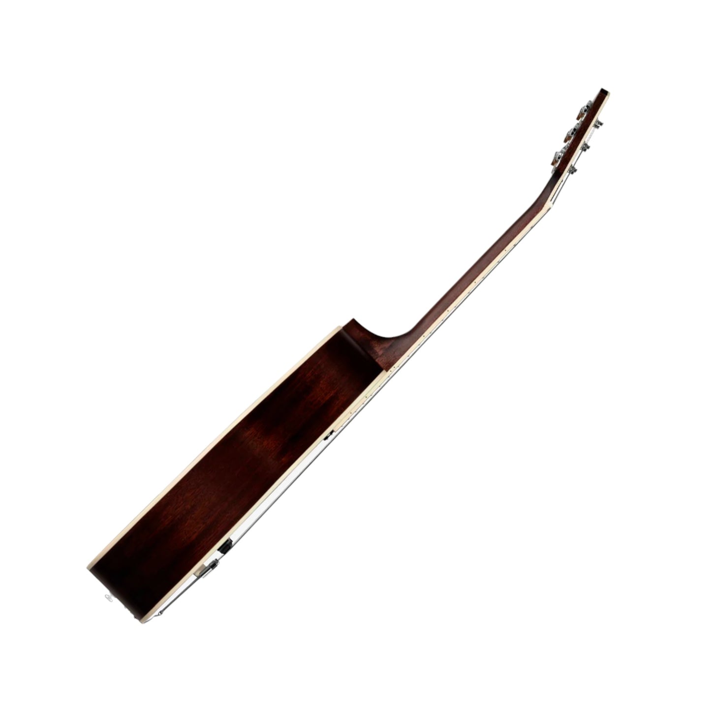 Orangewood OW-JUNIPER-S-GRD-L Juniper Live Rubber Bridge Parlor Guitar with Rail Pickup, Guava Red