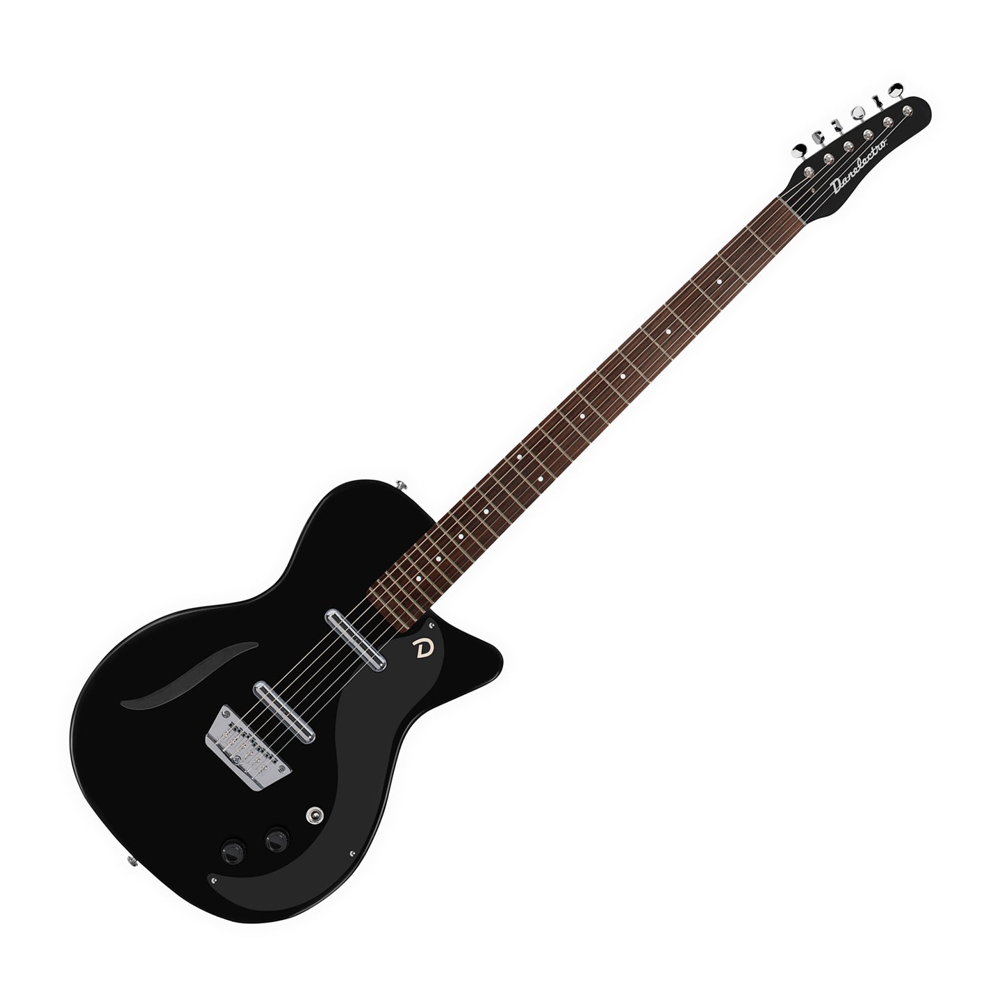 Danelectro 56 Vintage Baritone Electric Guitar, Black