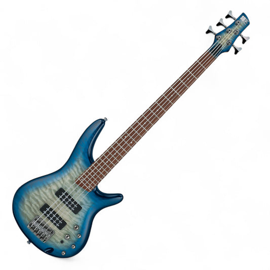 Ibanez SR405EQMSCB SR Standard 5-String Electric Bass - Stained Cosmic Blue Starburst