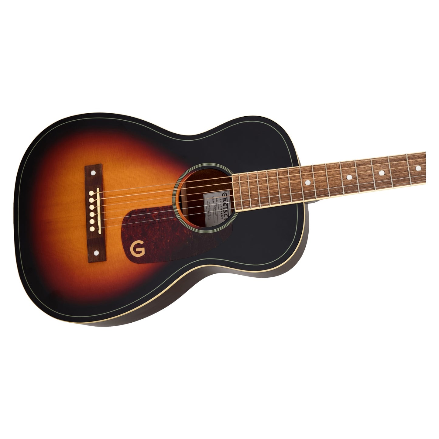 Gretsch Jim Dandy Parlor LTD Solid Top Acoustic Guitar, Walnut Fingerboard, Heritage Burst