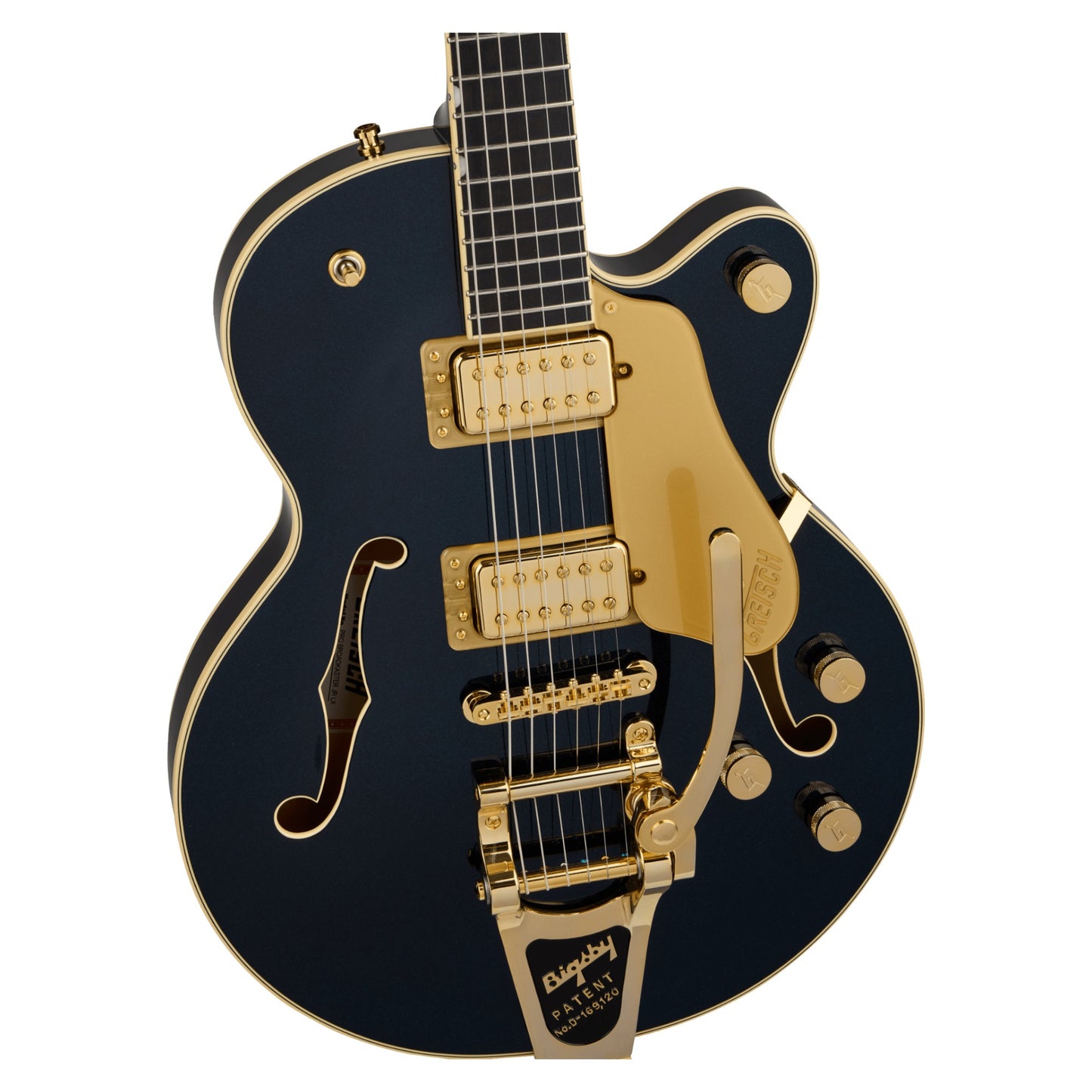 Gretsch Broadkaster Jr LX Center Block Electric Guitar w/Bigsby, Ebony Fingerboard, Midnight Sapphire
