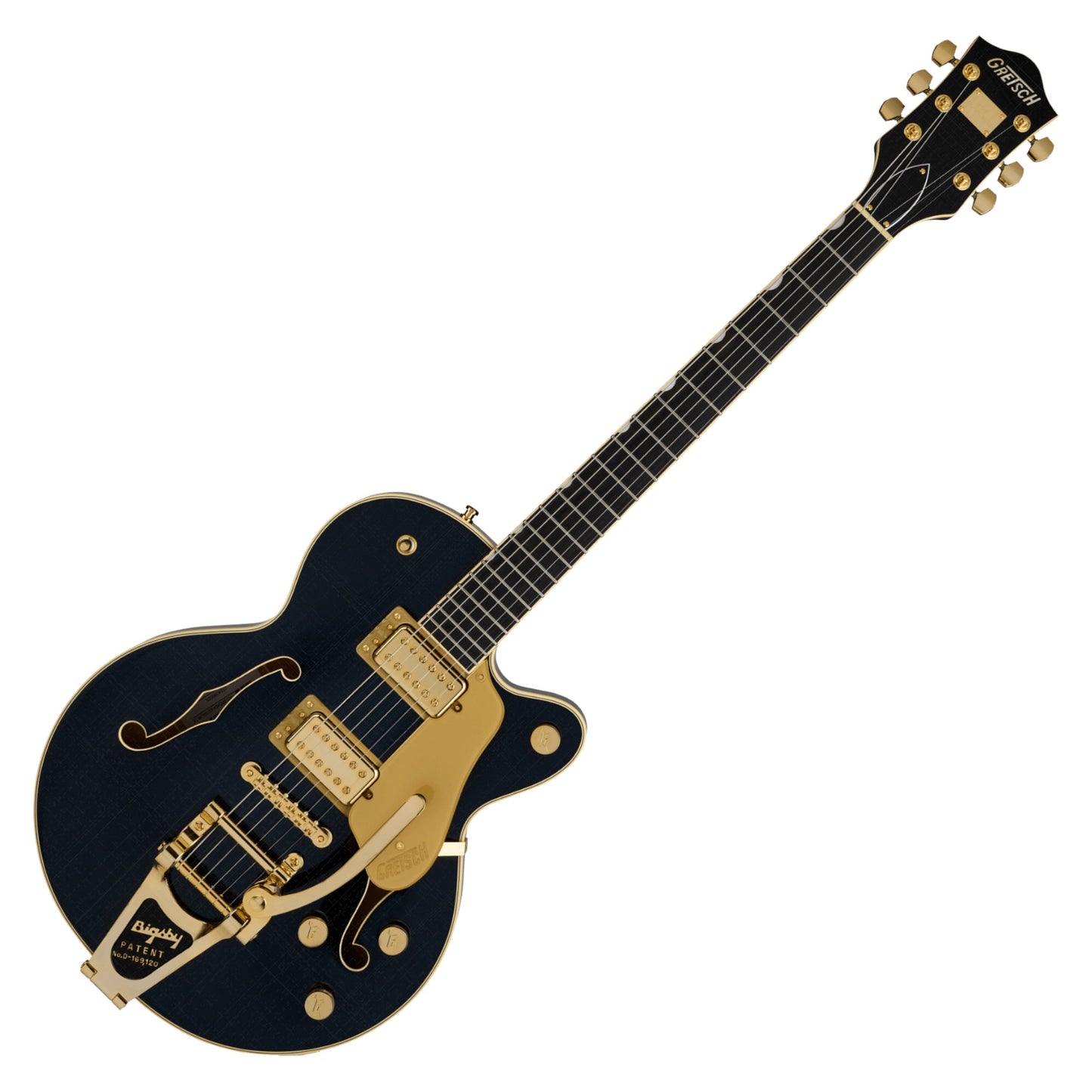 Gretsch Broadkaster Jr LX Center Block Electric Guitar w/Bigsby, Ebony Fingerboard, Midnight Sapphire