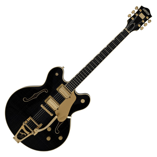 Gretsch Broadkaster LX Center Block Electric Guitar w/Bigsby, Ebony Fingerboard, Black