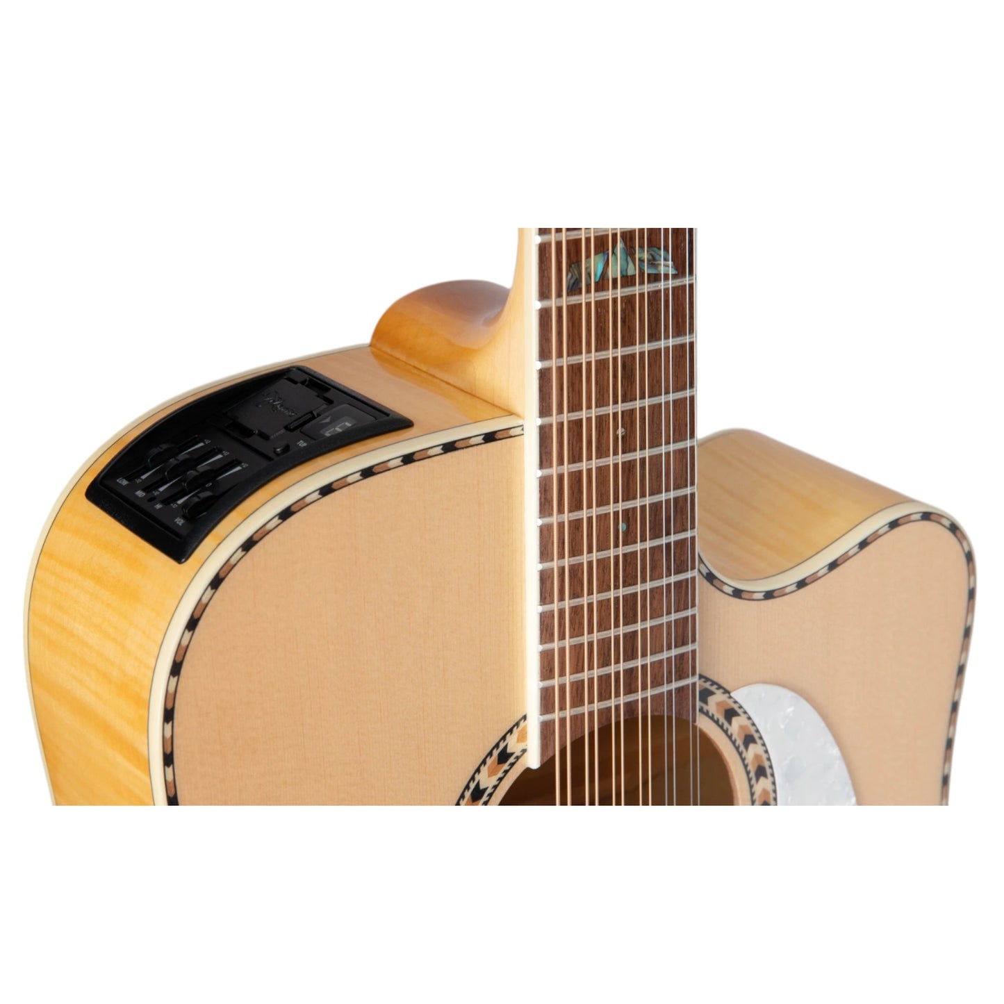 Takamine GD74CE-12U 12-String Acoustic-Electric Guitar w/Gig Bag, Natural