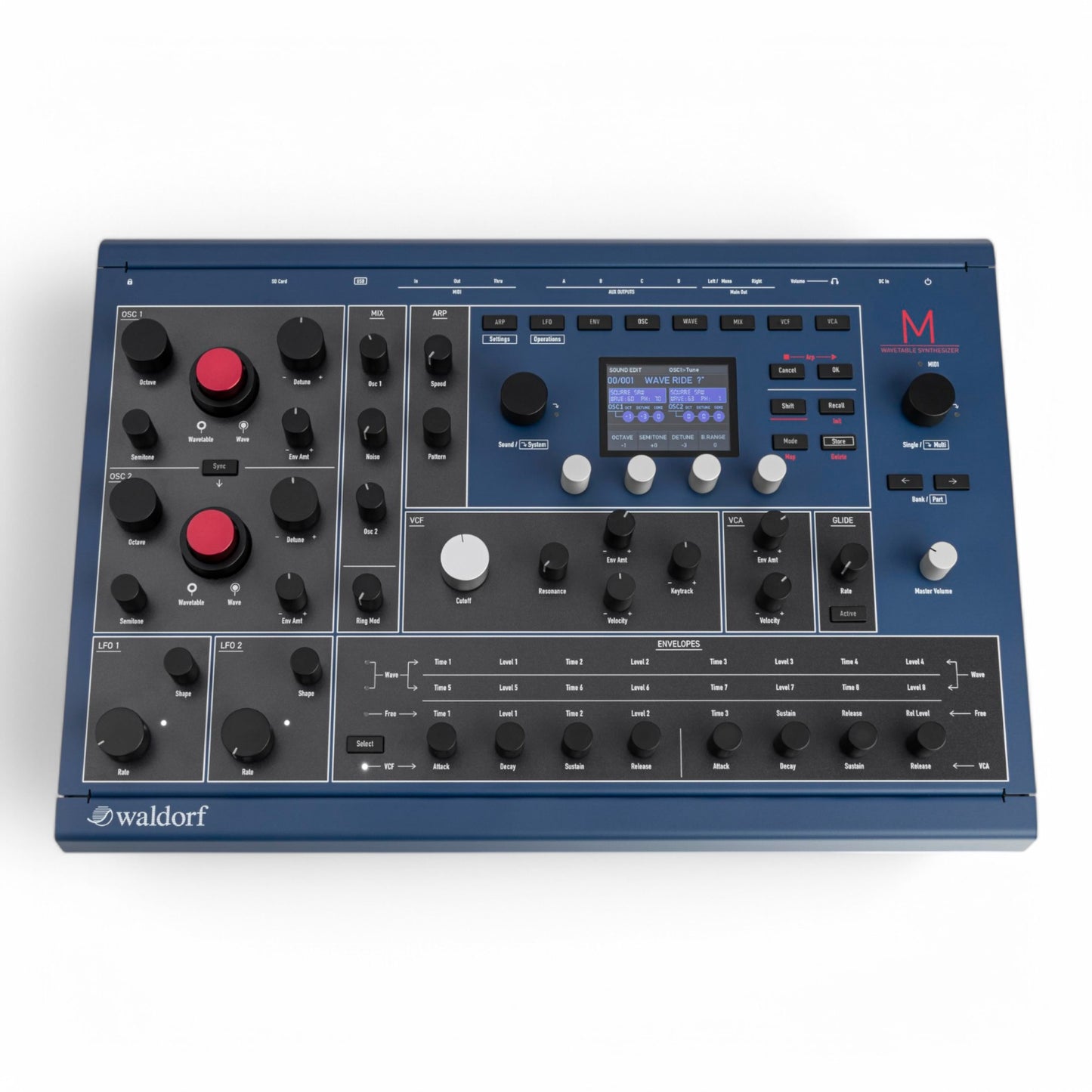 Waldorf M Microwave Inspired Wavetable Desktop Synth, Open Box [USED-MINT]