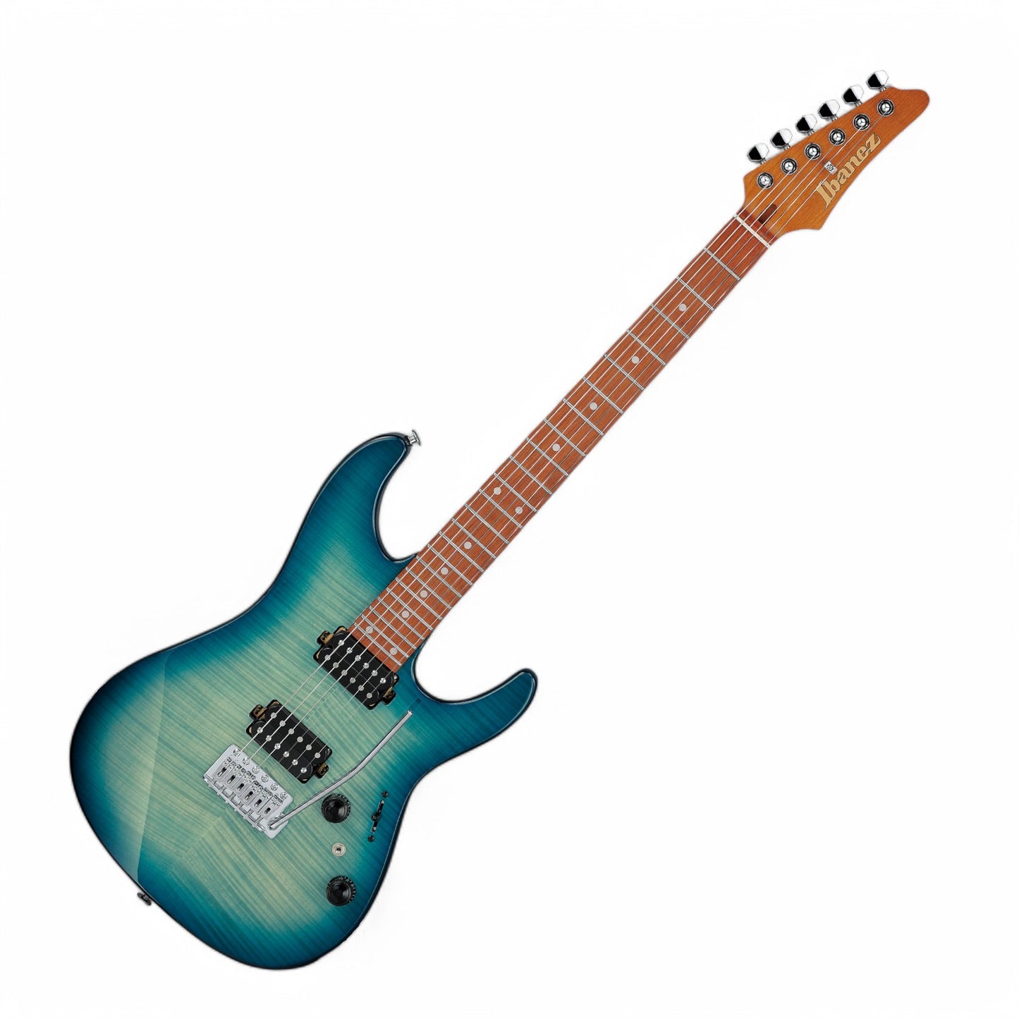 Ibanez (AZ24S1FTXB) AZ Standard Electric Guitar - Transparent Turquoise Burst, Open Box [USED-MINT]