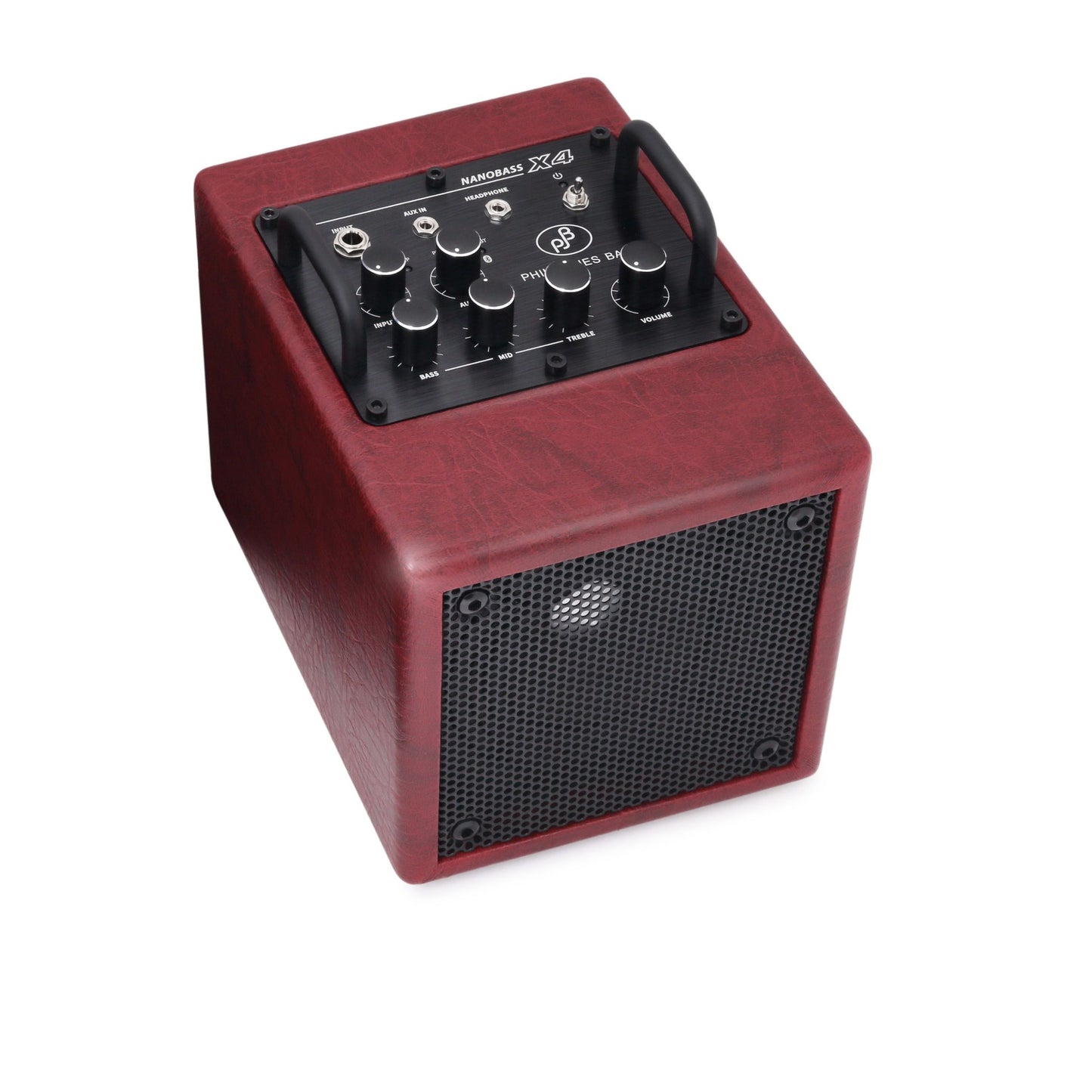 Phil Jones Bass Nano Bass X4 - 35W 1x4" Desktop Combo Amp with Bluetooth, Red, Demo [USED-MINT]