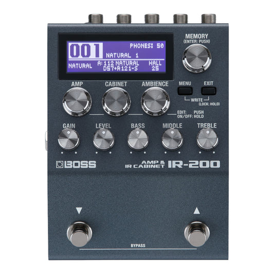 Boss IR-200 Amp and IR Cabinet Simulator Pedal