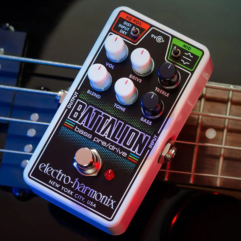 Electro-Harmonix Nano Battalion Bass Preamp and Overdrive