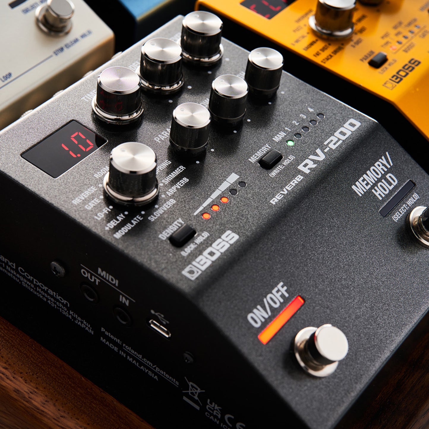 Boss RV-200 Reverb Guitar Pedal