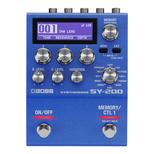 Boss SY-200 Synthesizer Guitar Pedal