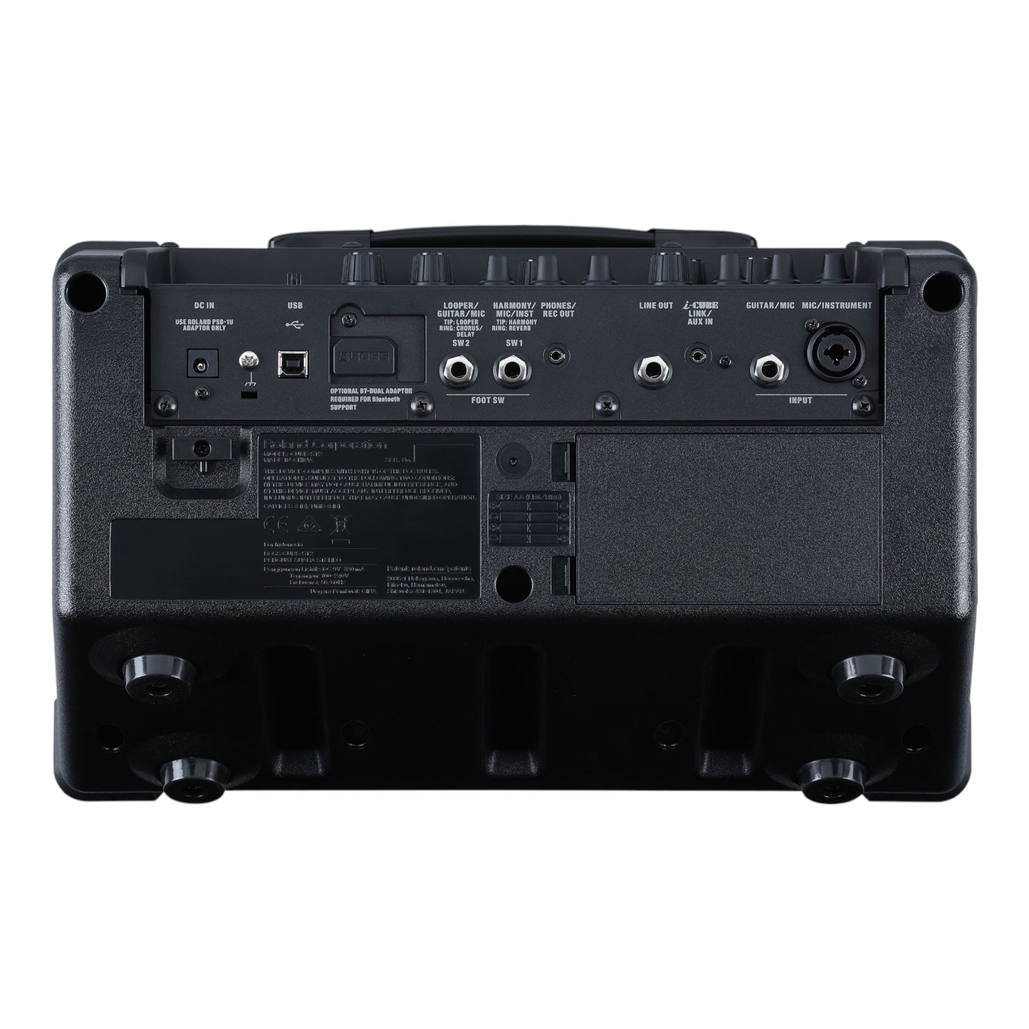 BOSS CUBE Street II Bundle Battery Powered Stereo Amplifier with Case and Bluetooth Adapter