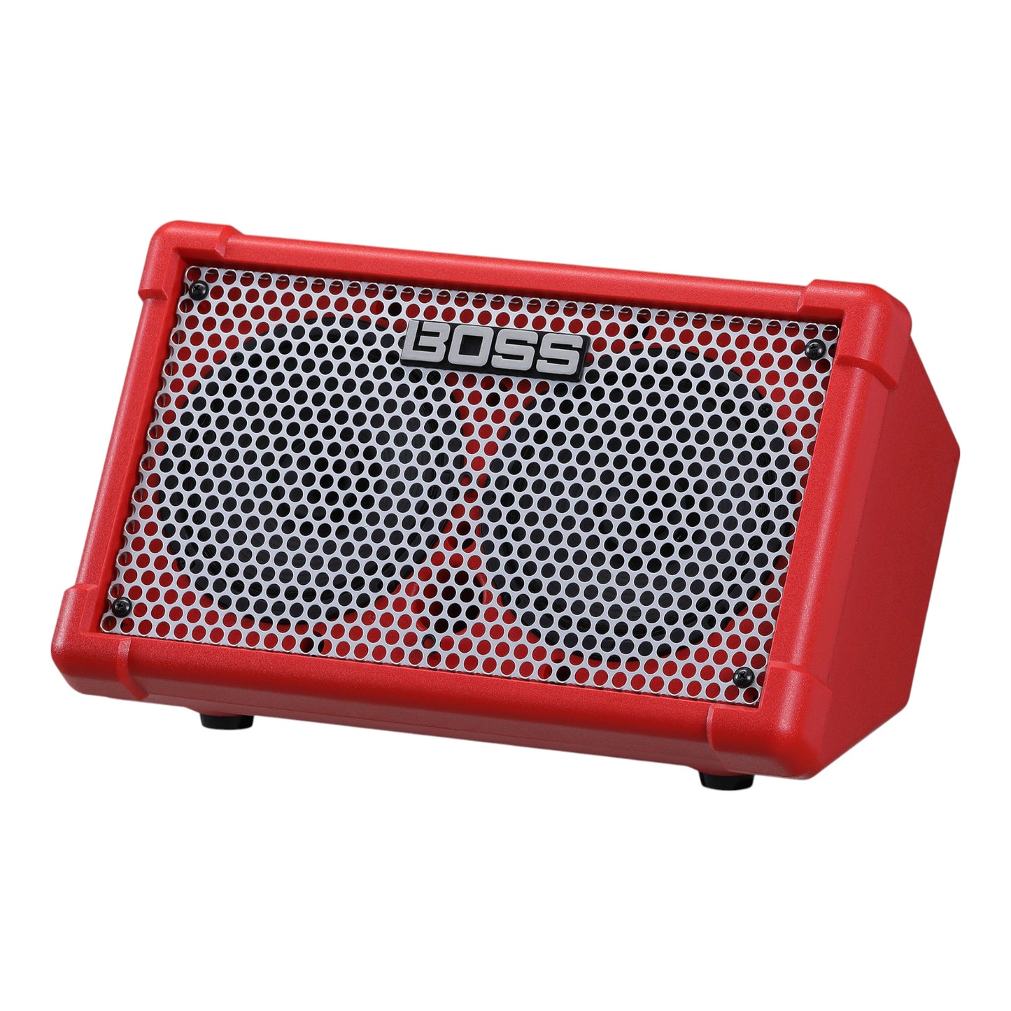 BOSS CUBE Street II Bundle Red Battery Powered Stereo Amplifier with Case and Bluetooth Adapter